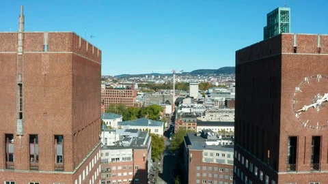 Oslo City Hall Video stock 127192196