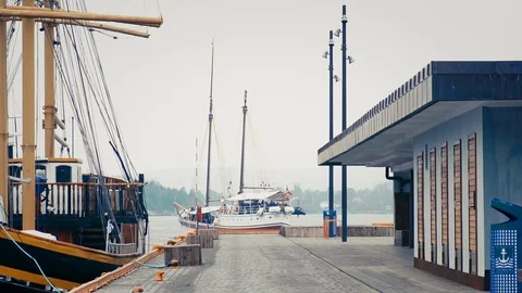 Oslo Docks, Harbor Stock Footage 124749159