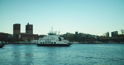 Oslo Ferry Stock Footage 143163195