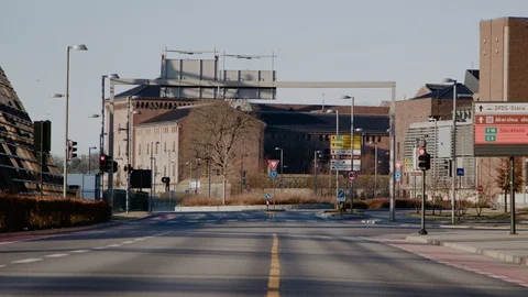 Oslo lockdown during Covid-19 in March 2020 库存影片 127073178