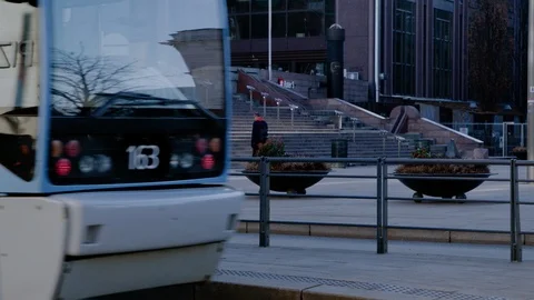 Oslo lockdown during Covid-19 in March 2020 库存影片 127074950