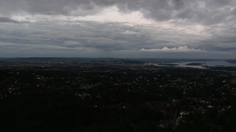 Oslo by Night Stock-Footage 88887741