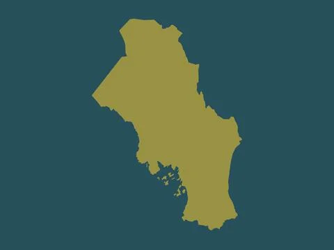 Oslo, Norway. Solid color shape 库存插图