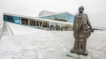 Oslo Opera House Motion Timelapse Stock Footage 85651750