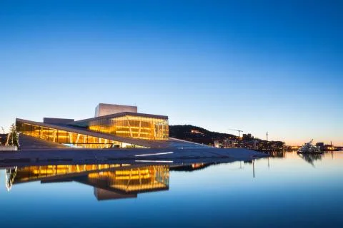 Oslo opera house, norway Foto stock