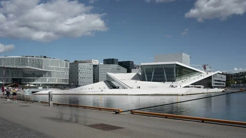 Oslo Opera House time-lapse Vidéo 113362250