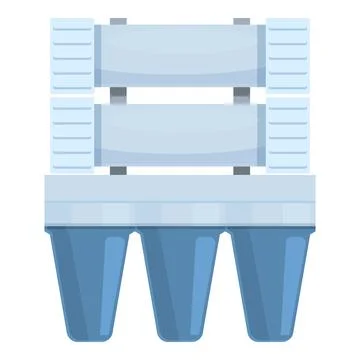 Osmosis filter icon cartoon vector. Water system Stock Illustration