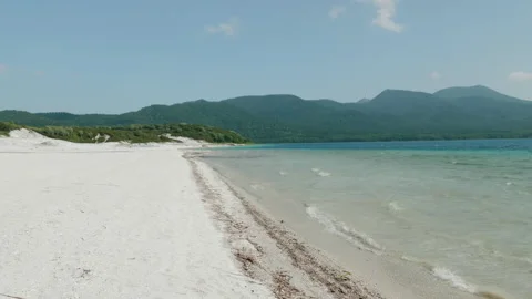 Osorezan's Paradise Beach Video stock 162265695