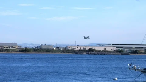 Osprey Landing at Navy Base Stock Footage 101815176