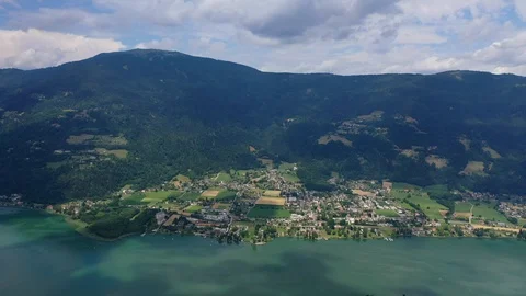 Ossiach Bodensdorf at Ossiachersee Stock Footage 112241353