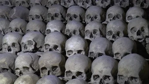 Ossuary in Brno, Czech Republic. Stock Footage 145375046