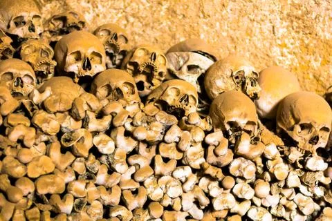Ossuary in Naples Stock Photos
