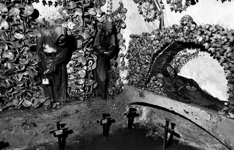 Ossuary in Rome Stock Photos