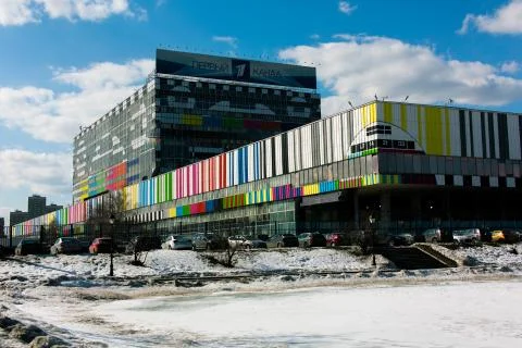 Ostankino bilding Stock Photos