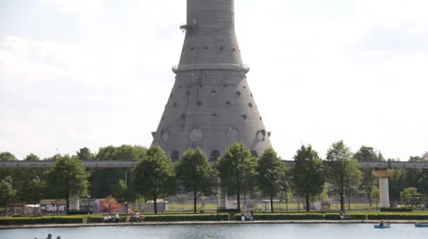 Ostankino TV Tower Stock Footage 6769676