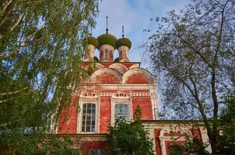 Ostashkov  Orthodox cathedral Stock Photos