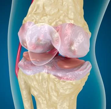 Osteoarthritis : Knee Ilustração Stock