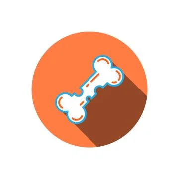 Osteoporosis icon bone Stock Illustration