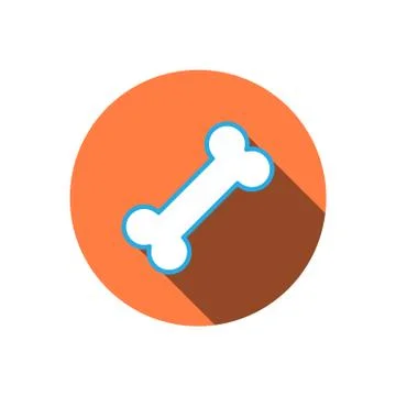 Osteoporosis icon bone Stock Illustration