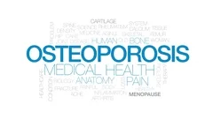 Osteoporosis state animated word cloud, ... | Stock Video | Pond5