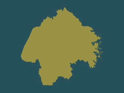 Ostergotland, Sweden. Solid color shape Stock Illustration