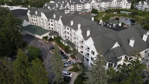 The Osthoff Resort Fly Over Video stock 139647046