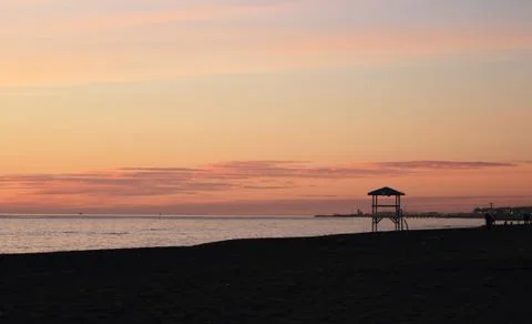 Ostia beach Stock Photos