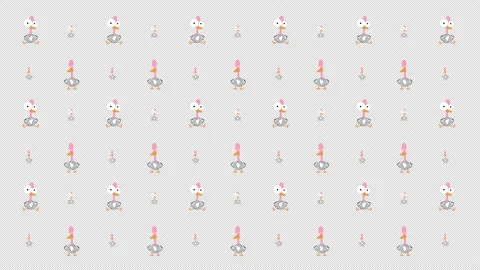 Ostrich pattern 4k Stock-Footage 140474178