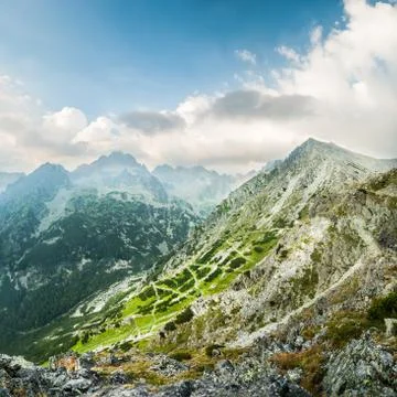 Ostrva peak Foto stock