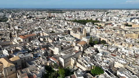 Ostuni, Puglia, Italy skyline Stock Footage 316772353