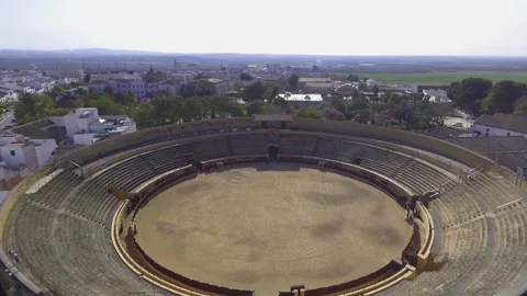 Osuna, Spain Location Games of the Thrones aerial view Stock Footage 222780169