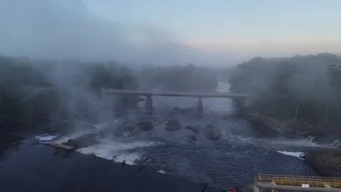 OT dam dronie 5-31-26 Stock Footage 337203625