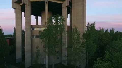 Otaniemi water tower Stock Footage 83414432