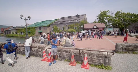 Otaru, Japan Video stock 113441121
