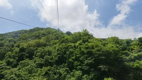 Otaru Ropeway Ascent Tenguyama Stock Footage 340938106