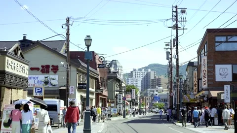 Otaru's Bunko-cho Stock-Footage 161874209