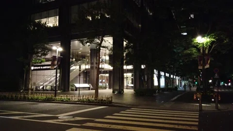 Otemachi Night View Stock Footage 148186711