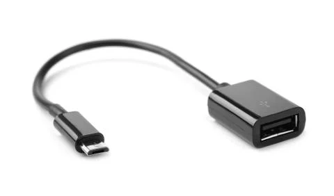 OTG cable Stock Photos