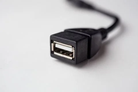 OTG USB Hosting Cable Foto stock