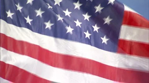 OTH-0001 Flag Blowing Video stock 1497080