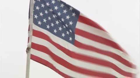 OTH-0003 Another Flag Blowing Video stock 1490748