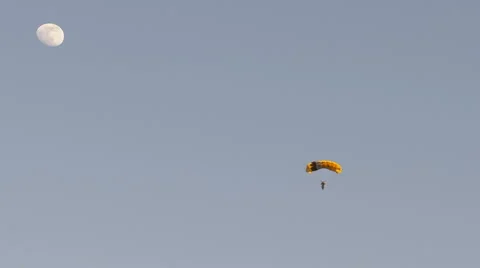 OTH-0005 Parachute Guy Video stock 1495358