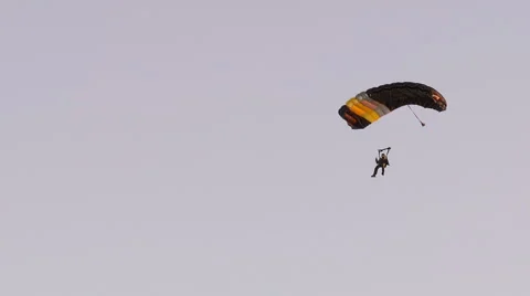 OTH-0009 Parachute Guy 5 Stock Footage