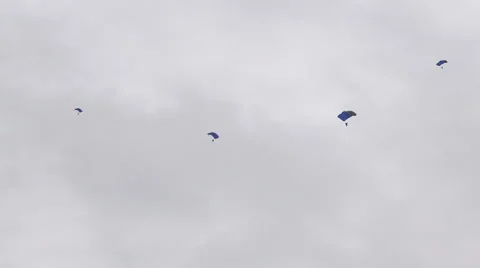 OTH-0010 Parachute Guys Video stock 1490832