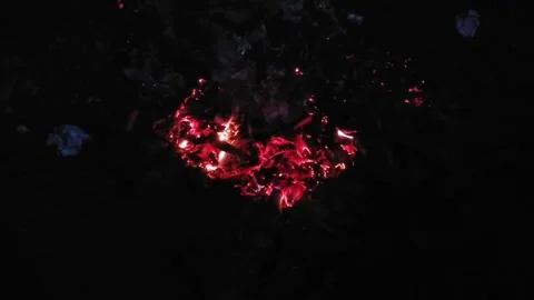 The other side of the beauty of fire Stock Footage 243497163