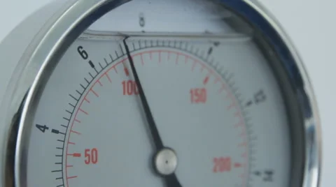 Others 0006 - manometer Stock Footage 1217330