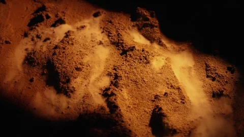 Otherworldly planet surface with erupting gas geysers Stock Footage 341294524