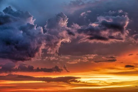 Otherworldly Sunset Stock Photos