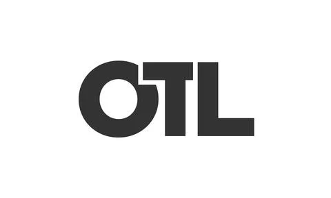 OTL logo design template with strong and modern bold text. Initial based ve.. Stock Illustration