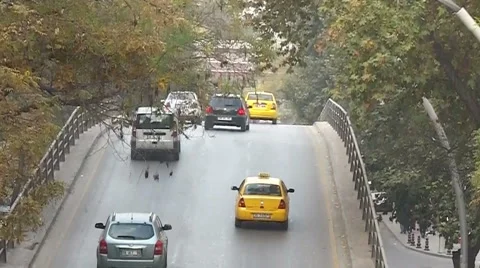 Oto street bridge2 Stock Footage 1073137